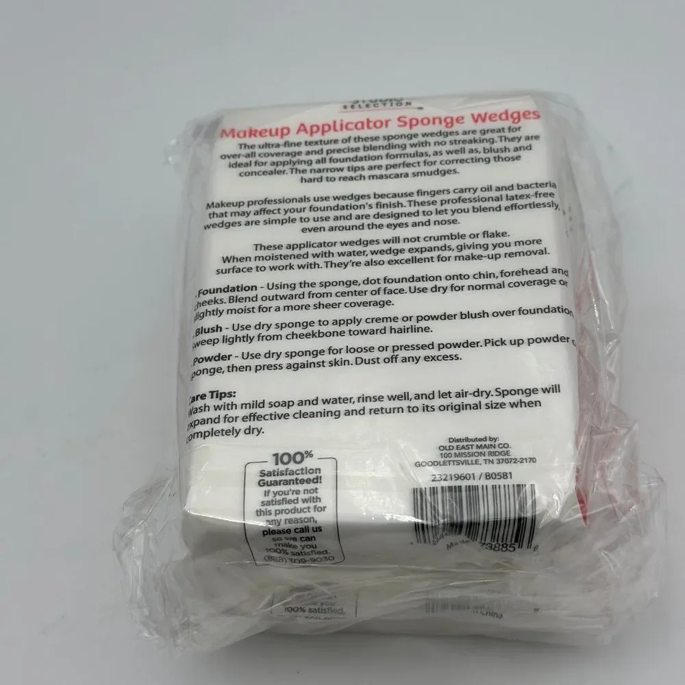 Brand New Sealed Studio Selection Makeup Applicator Sponge Wedges latex free